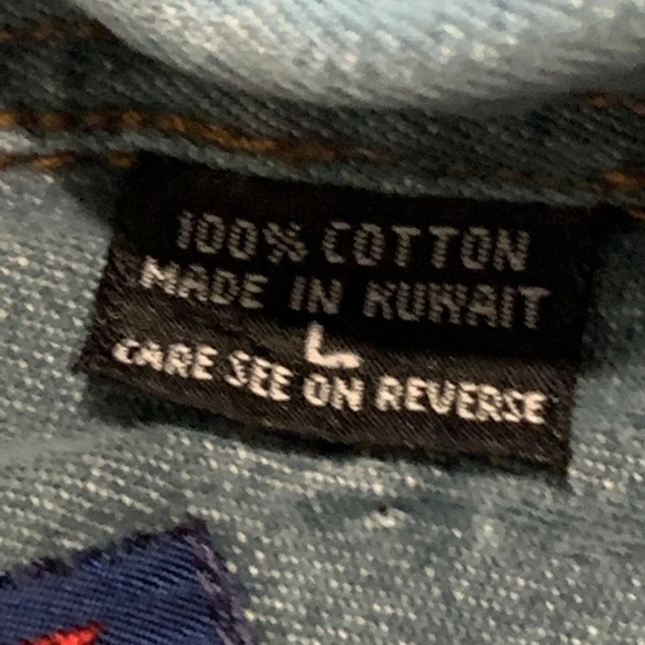 Mark Alexander Womans Casual Button Down Denim L/S Shirt, Size Large - Picture 5 of 7